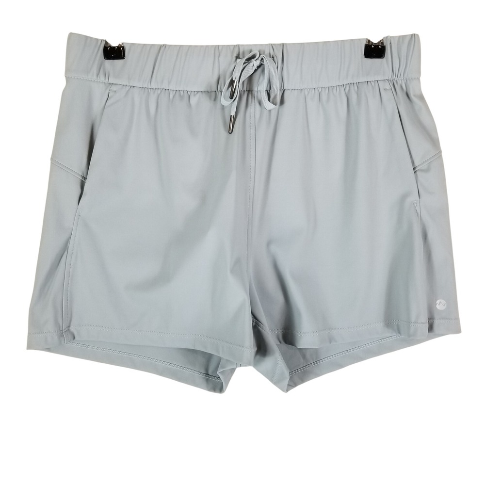 Willit Athletic Shorts Women Size M Gray‎ Hiking Running Pockets Drawstring New